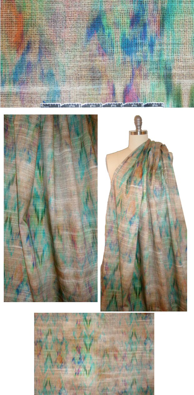 Italian 'southwest canvas' cotton/lycra woven