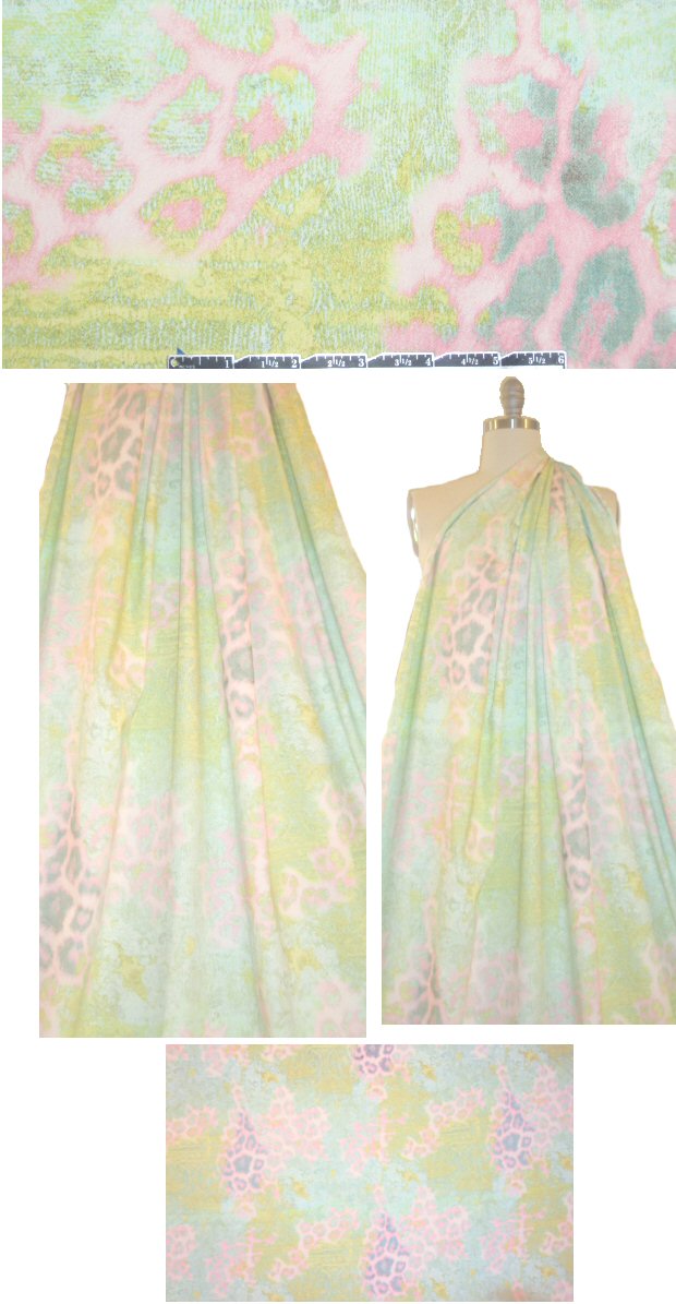 NY designer pastel tones cotton/lycra woven