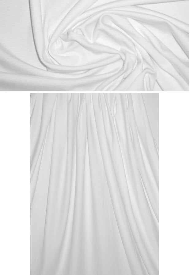 St. J0hn Knits modal/cotton knit - white 1.75 yds