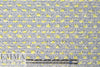 Italian novelty tweed cotton blend suiting - blue/yellow