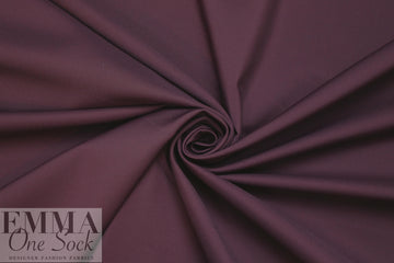 versatile cotton/nylon stretch woven - grape wine