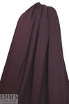versatile cotton/nylon stretch woven - grape wine .75 yds