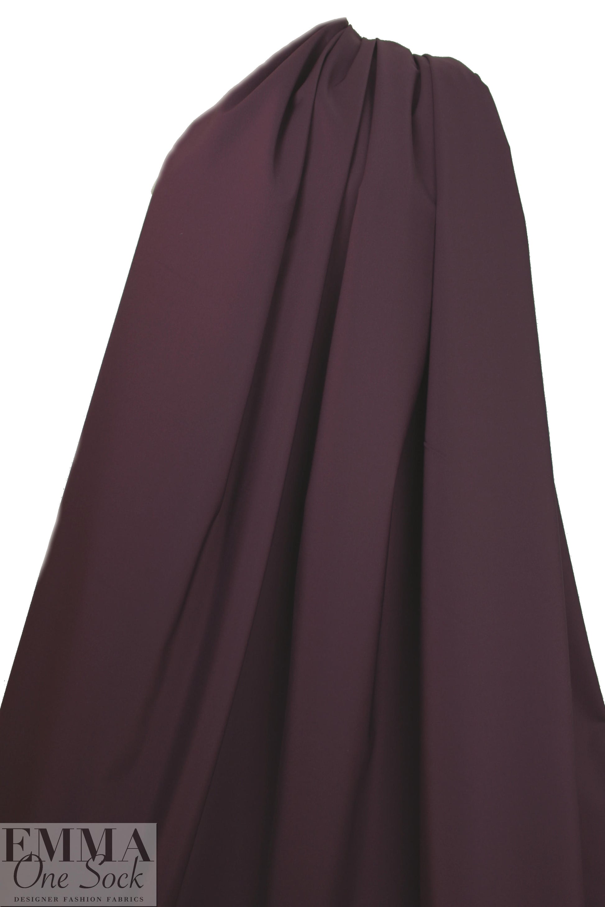 versatile cotton/nylon stretch woven - grape wine .75 yds