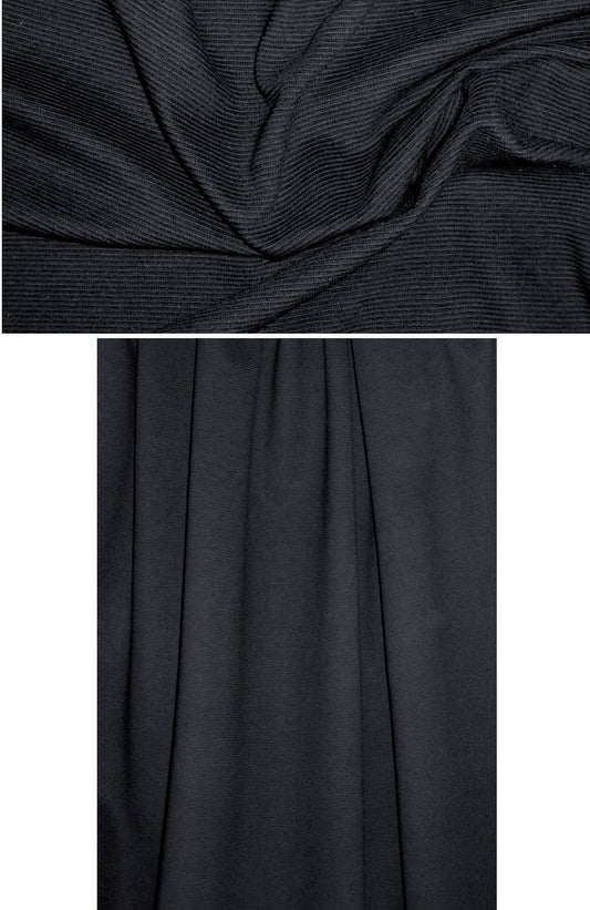 Lands End cotton ottoman knit - midnight
