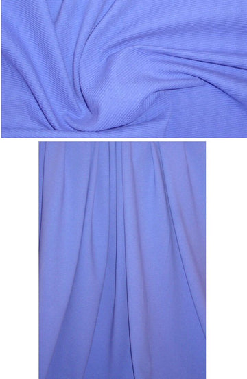 Lands End cotton ottoman knit - wisteria 1.5 yd