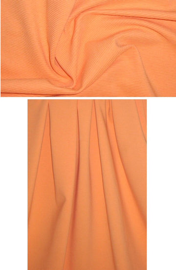 Lands End cotton ottoman knit - orange sorbet