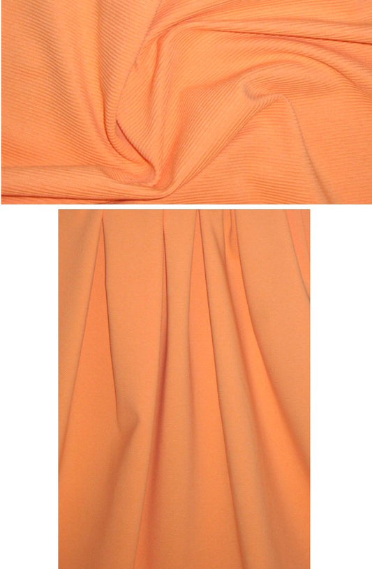 Lands End cotton ottoman knit - orange sorbet