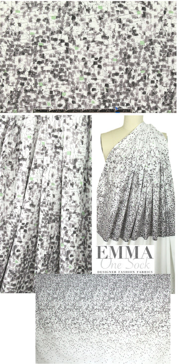 Italian confetti ombre' panel print cotton woven