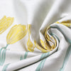 designer deadstock 'tulip row' cotton blend jacquard panel 1.25 yds