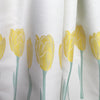 designer deadstock 'tulip row' cotton blend jacquard panel 1.25 yds