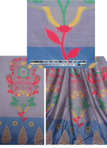 Italian folk art design panel cotton jacquard 2.2 yds