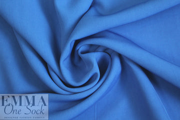 Italian cotton/viscose jacketwear - cobalt blue