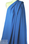 Italian cotton/viscose jacketwear - cobalt blue 1 yard