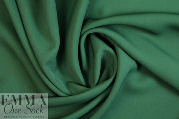 Italian cotton/viscose jacketwear - forest green