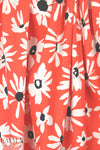 Italian grenadine floral stretch cotton pique' 1.625 yds