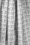 NY designer black/white boat shoe cotton woven 1.625 yd