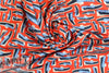 NY designer red/blue boat shoe cotton lawn