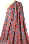 NY designer red/blue boat shoe cotton lawn