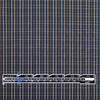 yarn dyed mini-plaid cotton shirting - navy/russet 1.75 yd