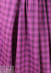 CA designer crocus/shark plaid cotton stretch shirting 1.75 yd