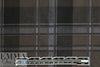 CA designer bark/black/gray plaid cotton stretch shirting
