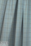 Br00ks Bros. yarn-dyed plaid cotton shirting - navy/choc .75 yds
