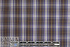 Br00ks Bros. choc/grape yarn-dyed plaid cotton shirting