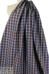 Br00ks Bros. choc/grape yarn-dyed plaid cotton shirting 2.5 yd