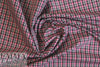 Br00ks Bros. strawberry/black yarn-dyed plaid cotton shirting 1.125 yds