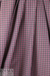 Br00ks Bros. strawberry/black yarn-dyed plaid cotton shirting