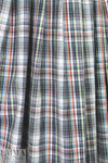 French yarn-dyed plaid cotton stretch woven .66 yds