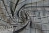 NY designer 2-sided yarn dyed plaid - black/white