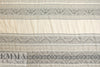 NY designer black/natural jacquard weave cotton blend woven 2 yd