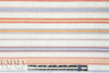 NY designer cotton blend yarn-dye striped woven 1.875 yd