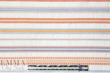 NY designer cotton blend yarn-dye striped woven 1.625 yd