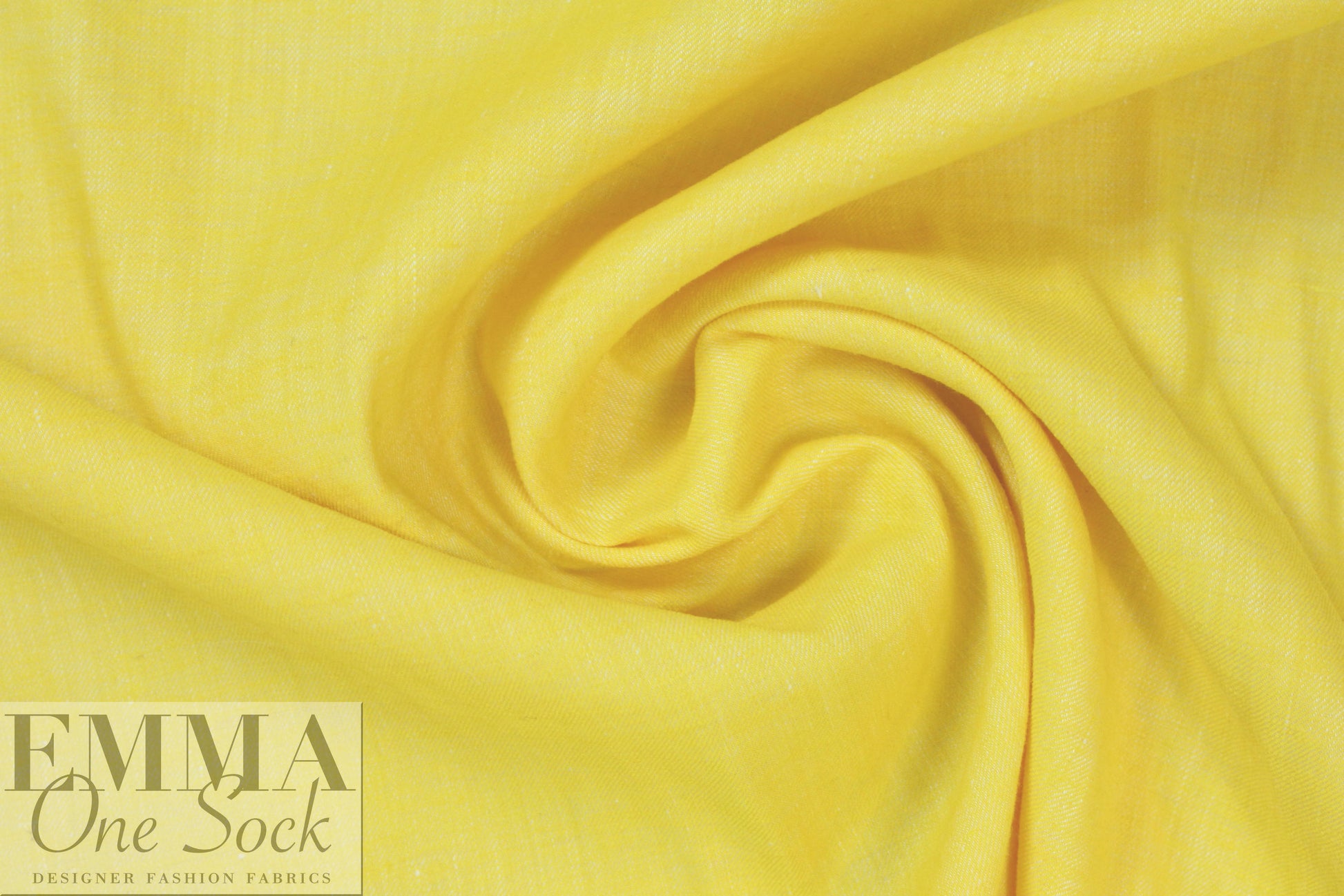 NY designer cotton/rayon stretch woven - lemon 1.5 yds