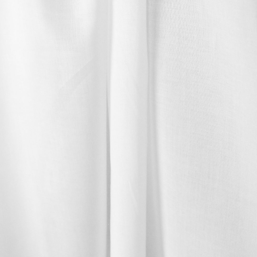 rayon challis woven for lining, etc. - white .5 yds