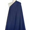 rayon challis woven for lining, etc. - navy 1 yard