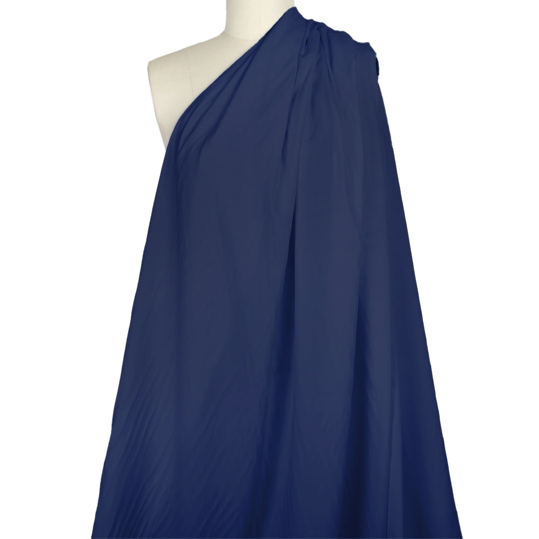 rayon challis woven for lining, etc. - navy 1 yard
