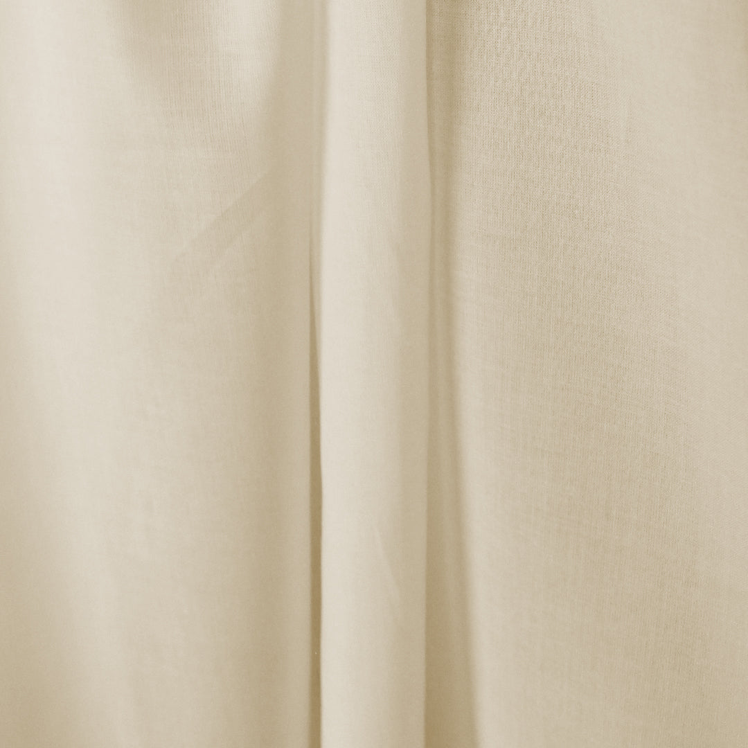 rayon challis woven for lining, etc. - cream 3 yd