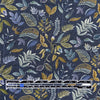 Italian 'botanical embroidery' Liberty-esque cotton lawn 1.4 yds