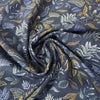 Italian 'botanical embroidery' Liberty-esque cotton lawn 1.4 yds