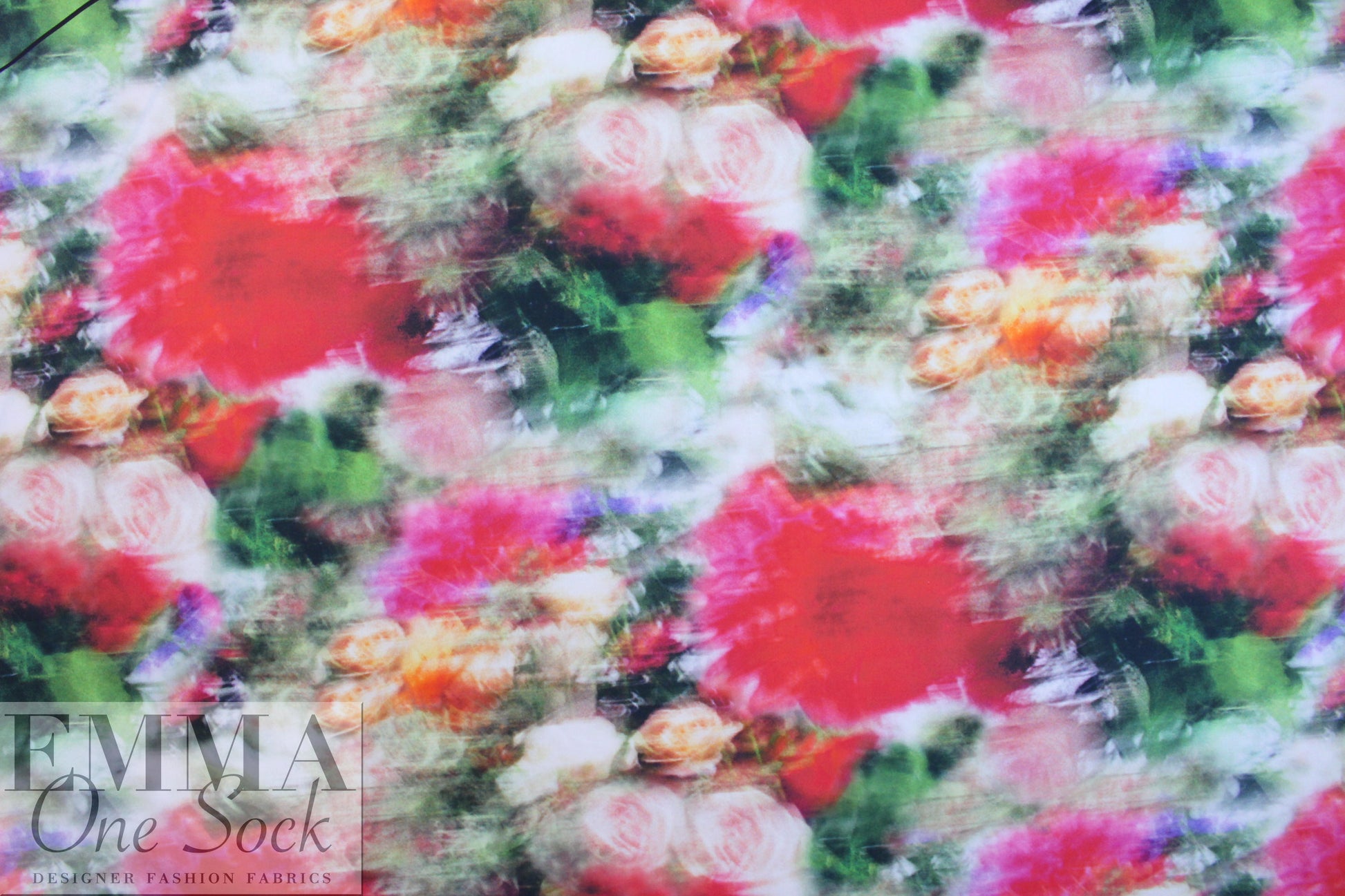Italian floral impressions cotton poplin