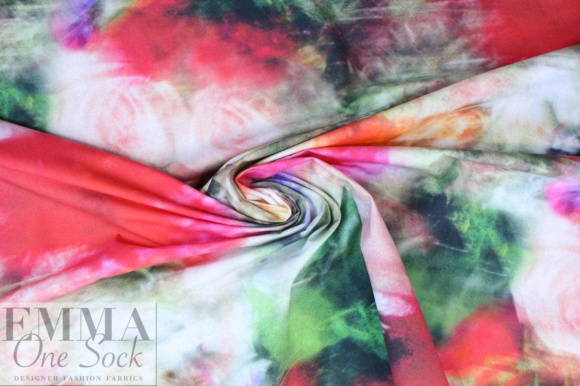 Italian floral impressions cotton poplin