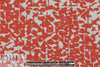 Rebecca Tayl0r red on gray heather cotton knit