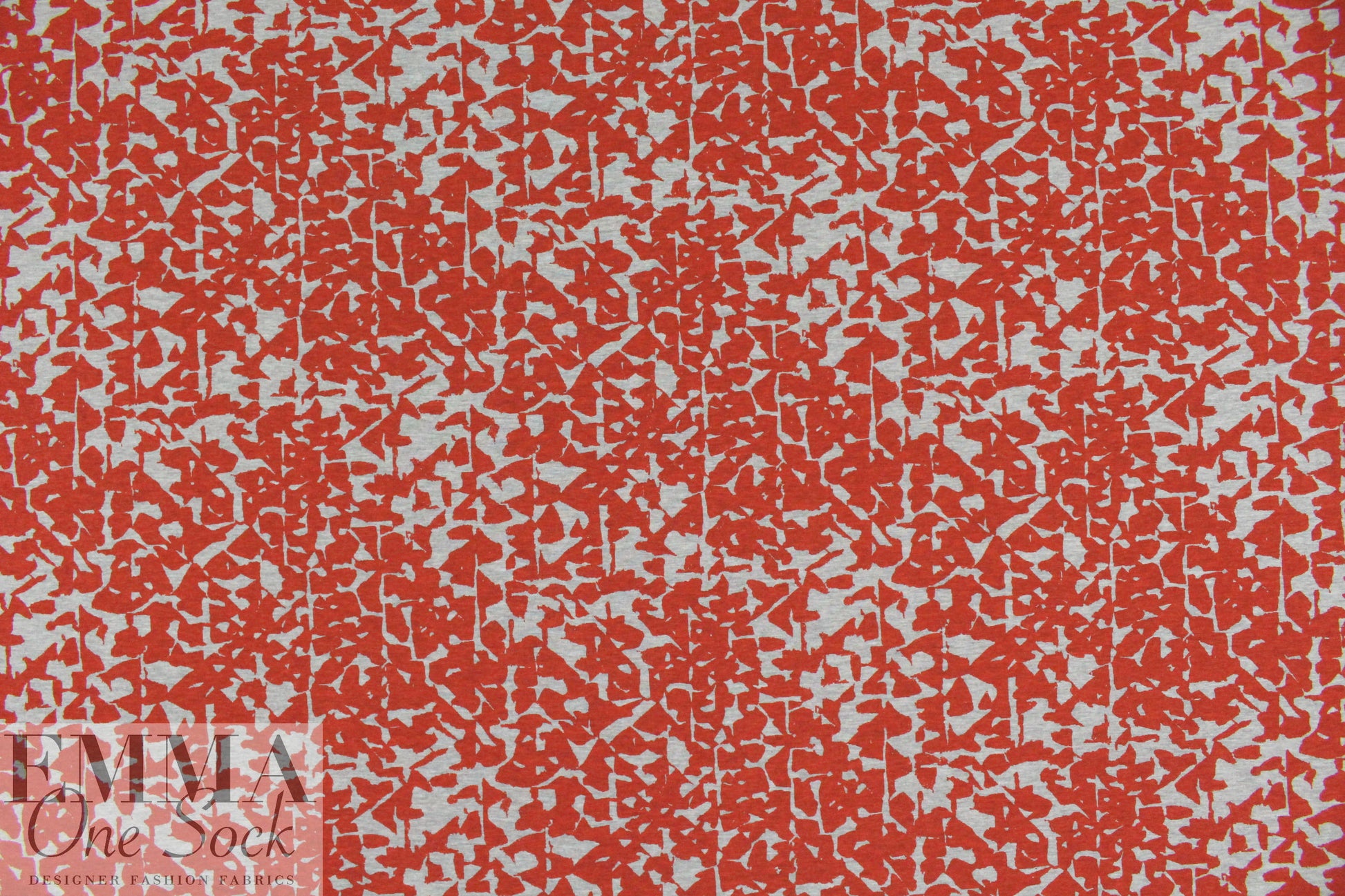 Rebecca Tayl0r red on gray heather cotton knit