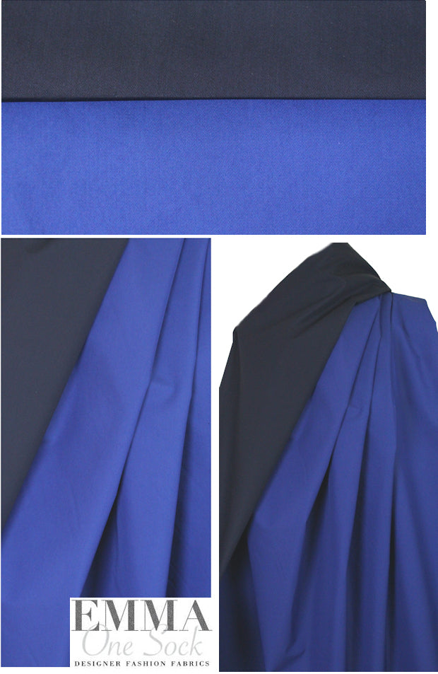 3.1 Phi11ip Lim cobalt/midnight cotton twill rainwear