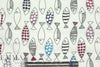 'go fish' cotton/rayon lightweight woven - white .875 yds