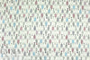 'go fish' cotton/rayon lightweight woven - white .875 yds