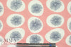'dandelion puff' cotton/rayon voile woven - coral